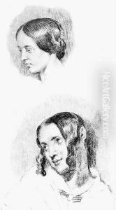 Study For Jenny Le Guillou And Josephine De Forget Study For Jenny Le Guillou And Josephine De Forget