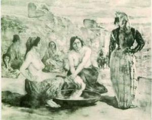 La Toilette Des Tziganes. Vers 1912. by Alexandre Lunois