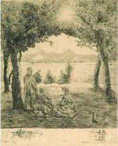 La Prairie Des Eaux-douces[istamboul Vu Depuis Les Quais Descutari]. Vers 1912.