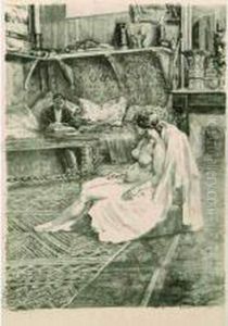 La Seance De Modele by Alexandre Lunois