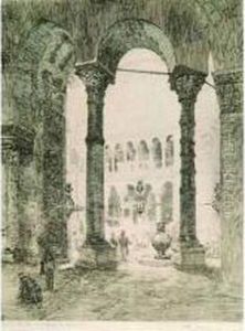 Interieur De Sainte-sophie by Alexandre Lunois