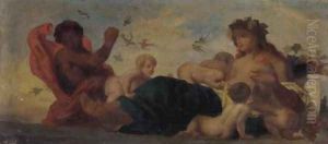 Etude pour la frise de 'Agriculture' pour le Salon du Roi