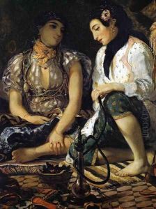 The Women of Algiers (detail) 1834 by Eugene Delacroix