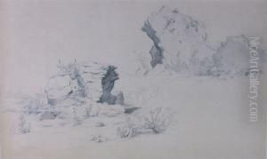 "paisaje Con Rocas"