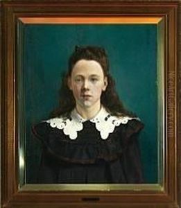 A Portrait Of Carla, Seven Years Old by Marie Luplau