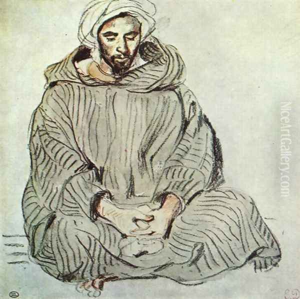 Sitting Arab in Tanger - view 1