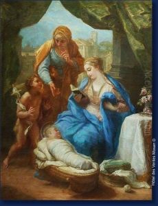 Le Christ, La Vierge, Sainte Anne Et Saint Jean-baptiste