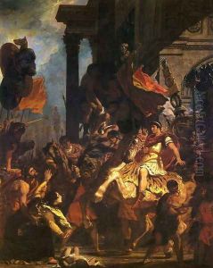 The Justice of Trajan by Eugene Delacroix