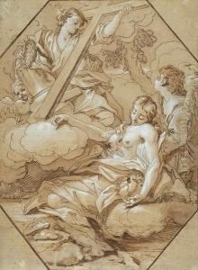Magdelene's Vision by Benedetto Luti