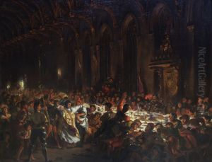 Murder of the bishop von Luettich by Eugene Delacroix