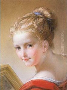 Head Of A Young Girl by Benedetto Luti