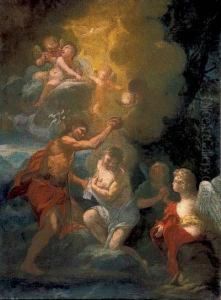 Battesimo Di Cristo by Benedetto Luti