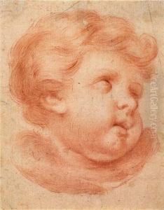 Head Of An Angel by Benedetto Luti