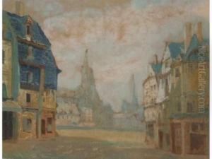 Vue Du Vieil Angers ? by Fernand Lutscher