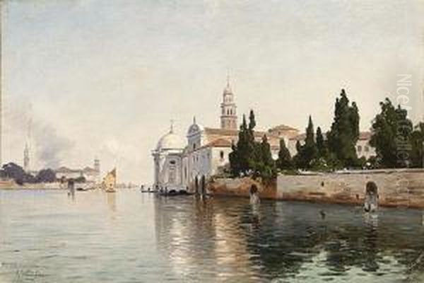 Early Morning On The Campo Santo Venice - view 1