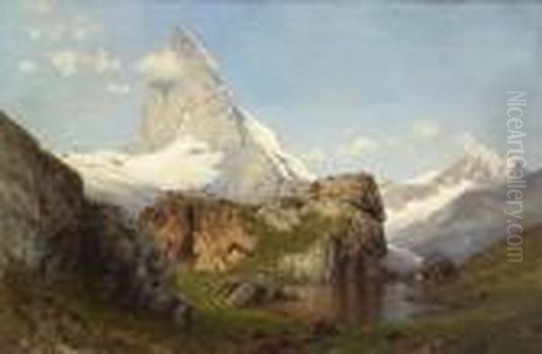 Blick Auf Das Matterhorn. - view 1