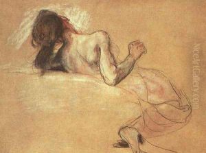 Study for The Death of Sardanapalus by Eugene Delacroix
