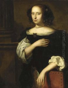 Portrait Of A Lady by Isaac Luttichuys