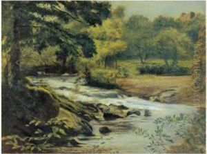 A View Of Newark Castle by Charles Augustus Henry Lutyens