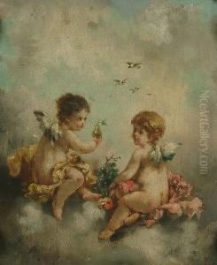 Putti Amongst Clouds Putti Amongst Clouds