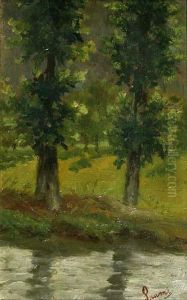 Lungo La Tresa by Luigi Luvoni