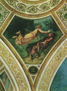 Hesiod and the muse