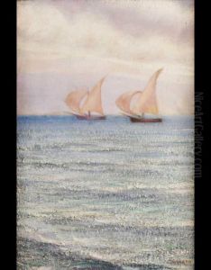 Marina Con Vele by Lazzaro Luxardo