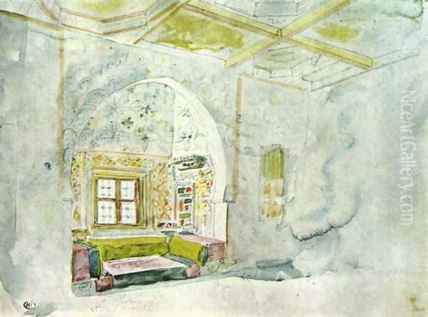Niche area in the palace of the Sultans of Meknes - view 1