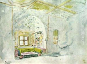 Niche area in the palace of the Sultans of Meknes