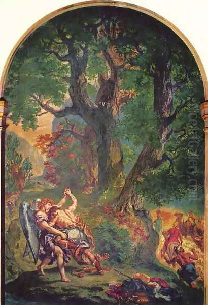 Jakob's fight with the angel - view 1