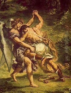 Jakob's fight with the angel (detail3)