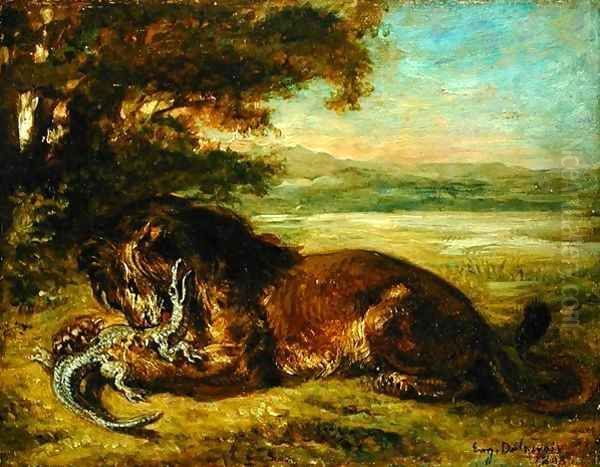 Lion and Alligator 1863 - view 1