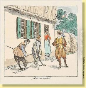 Salut Au Maitre by Amedee Ernest Lynen