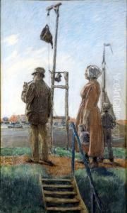 [pecheur, Femme Et Enfant A Flessingue]