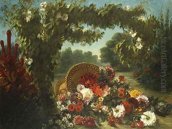 Basket of Flowers 1848 - view 1