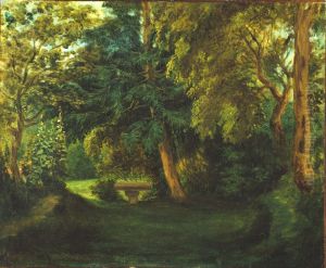 George Sands Garden at Nohant ca 1840s