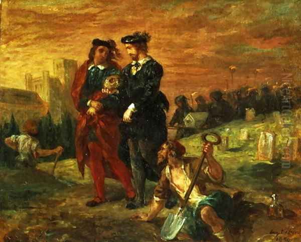 Hamlet and Horatio in the Cemetery 1859 - view 1