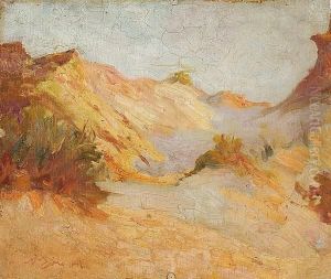 Slope In Parnassos by Nicholaos Lytras