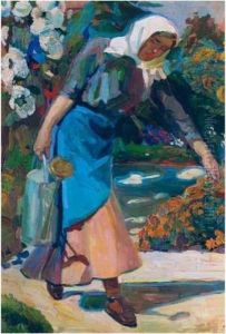 In The Garden by Nicholaos Lytras