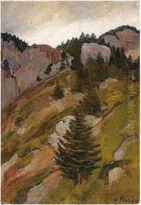Fir Trees by Nicholaos Lytras