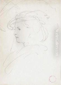 Portrait Of A Woman by Nikoforos Lytras