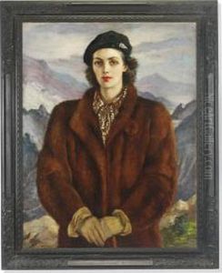 Portrait Of A Lady by Neville Stephen Lytton