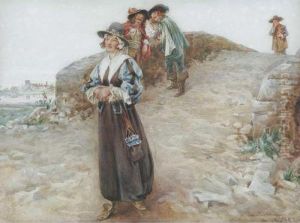 The Young Maiden by Charles MacIvor or MacIver Grierson