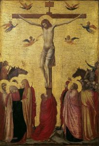 Crucifixion (2) 1330s by Giotto Di Bondone