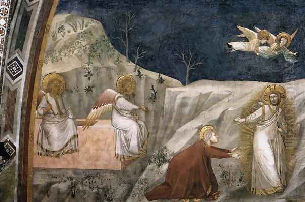 Scenes from the Life of Mary Magdalene- Noli me tangere 1320s - view 1