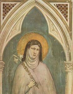 Saint Clare (detail) 1325