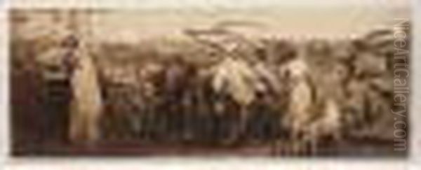 Returning From The Fields - view 1