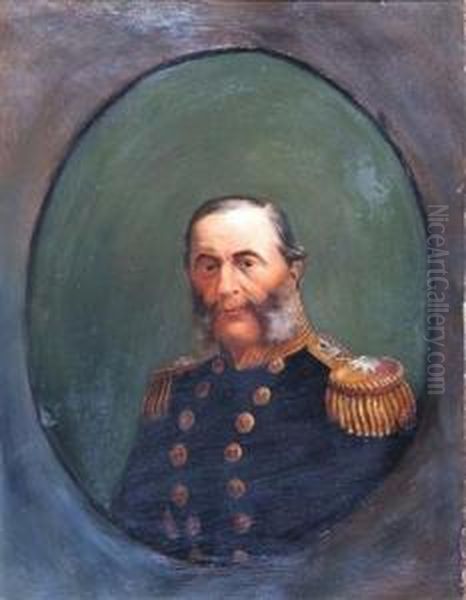 A Quarter Length Portrait Of A Naval Officer - view 1