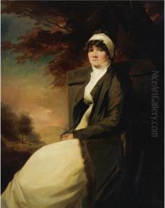 Portrait Of Zepherina Veitch Of Eliock by Henry Macbeth-Raeburn