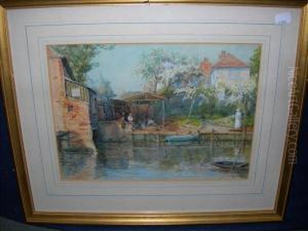 Figures On Ariverside - view 1